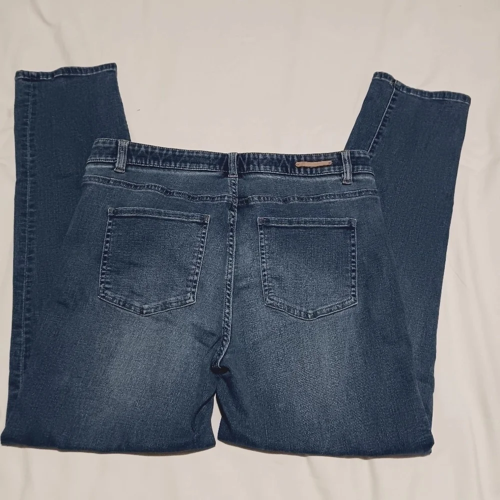 Soft Surroundings Denim Pull-On high waist, Pants Size M